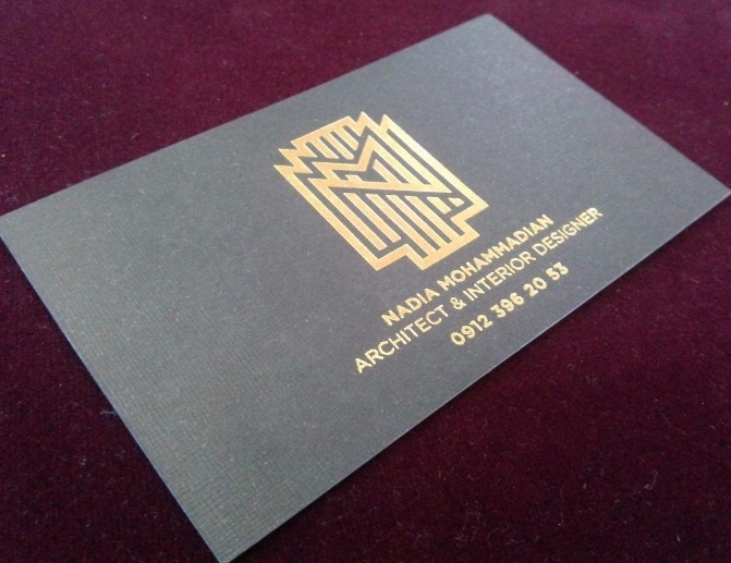 نکته مهمی که در نحوه طراحی کارت ویزیت طلاکوب وجود دارد! نحوه طراحی کارت ویزیت طلاکوب به صورت گام به گام