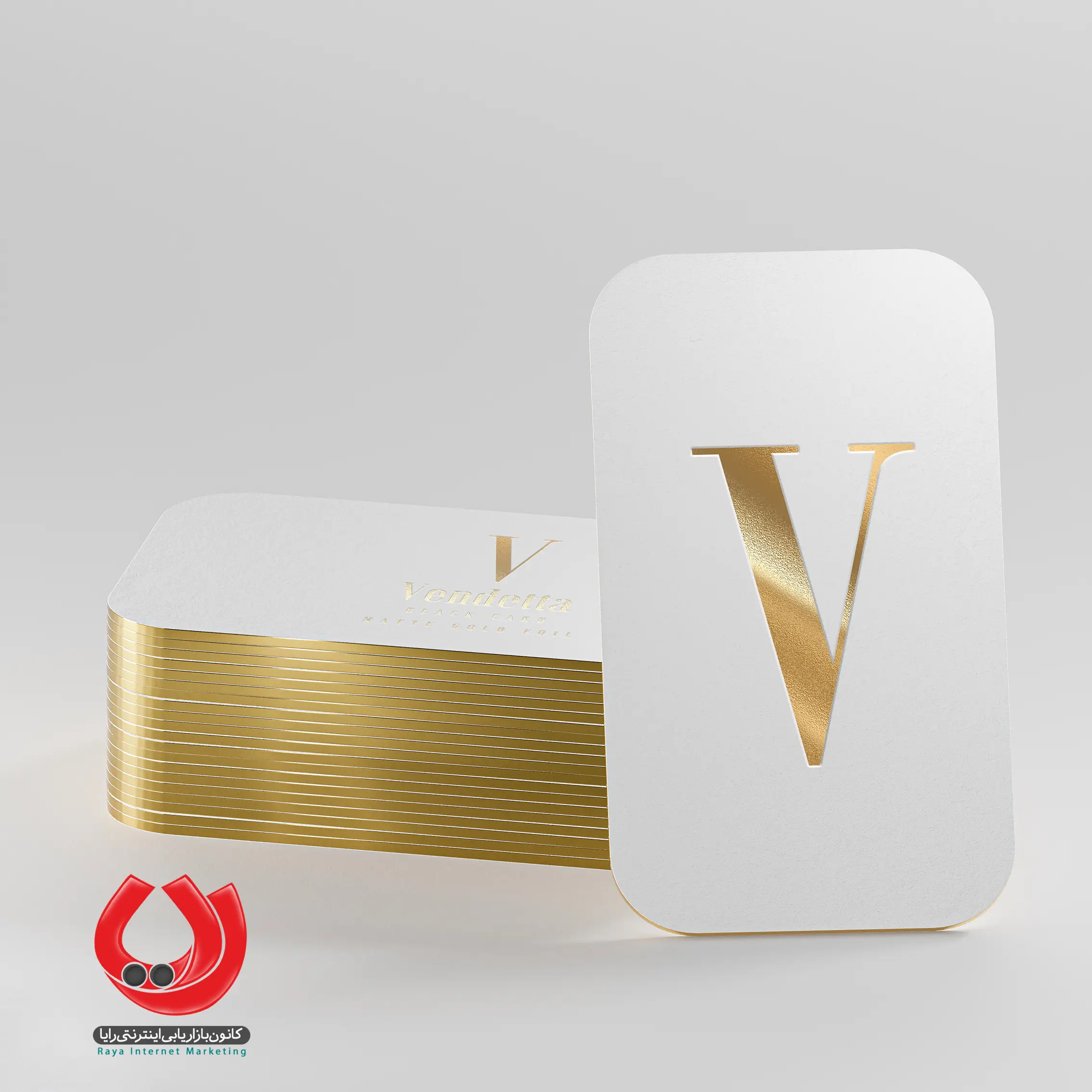 کارت ویزیت طلاکوب