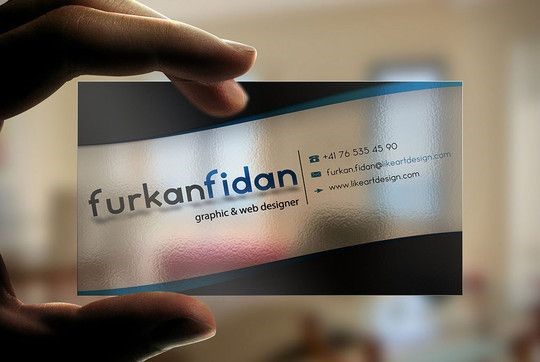 کارت ویزیت شیشهای کارت ویزیت شیشهای