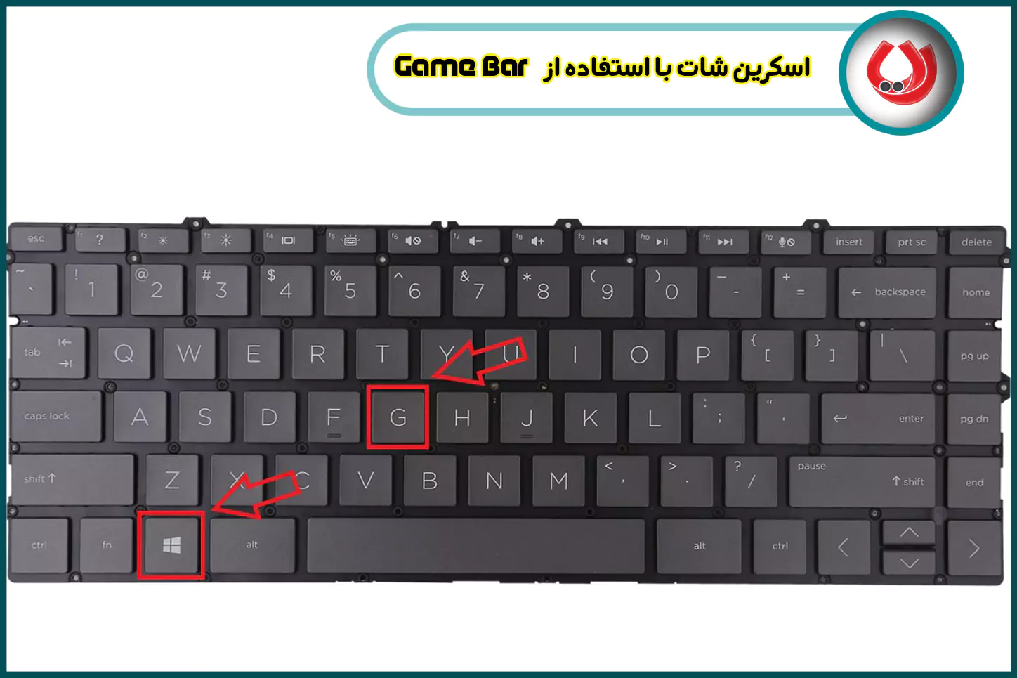 اسکرین شات با استفاده از Game Bar&nbsp;&nbsp;
