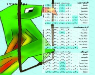 طراحی سر رسید و تقویم